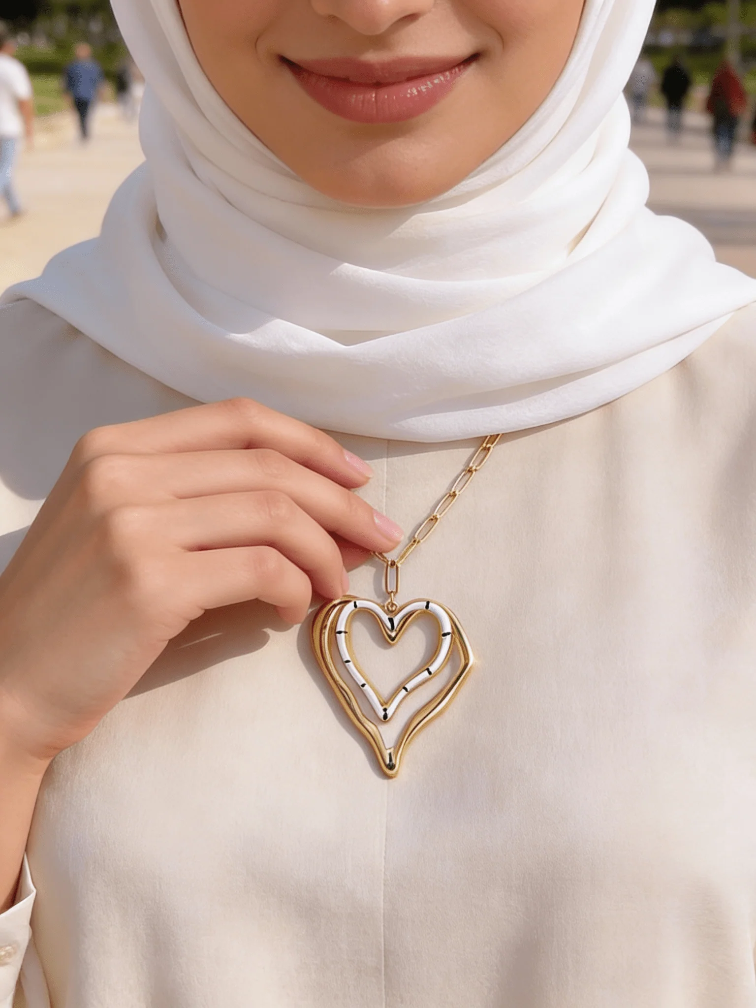 Nayera Necklace - Stainless Steel - Image 3