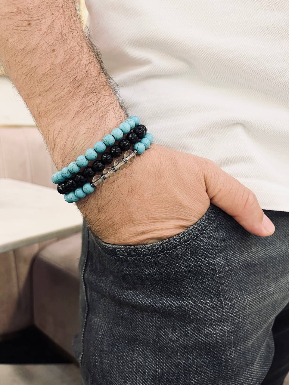 Abdullah Set - Agate Bracelets - Image 2