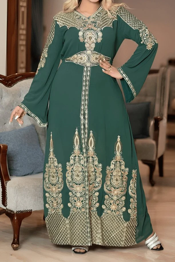 Afnan Kaftan - Chiffon - Image 3