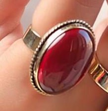 Mawada Simple Agate Ring - Image 11