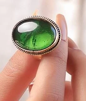 Mawada Simple Agate Ring - Image 6