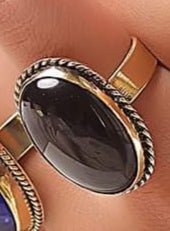 Mawada Simple Agate Ring - Image 9