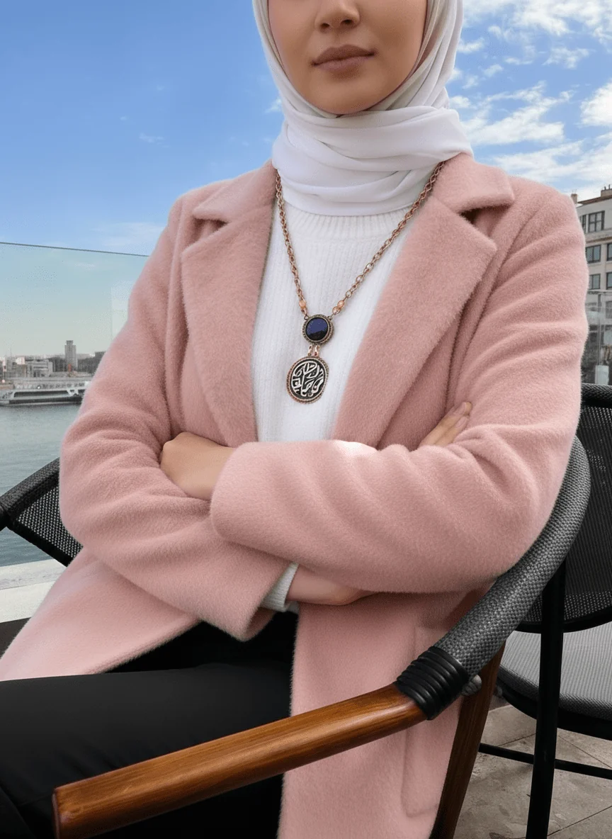 "Aghla mn Hayati" Necklace - Gold and Silver Plated - Image 2