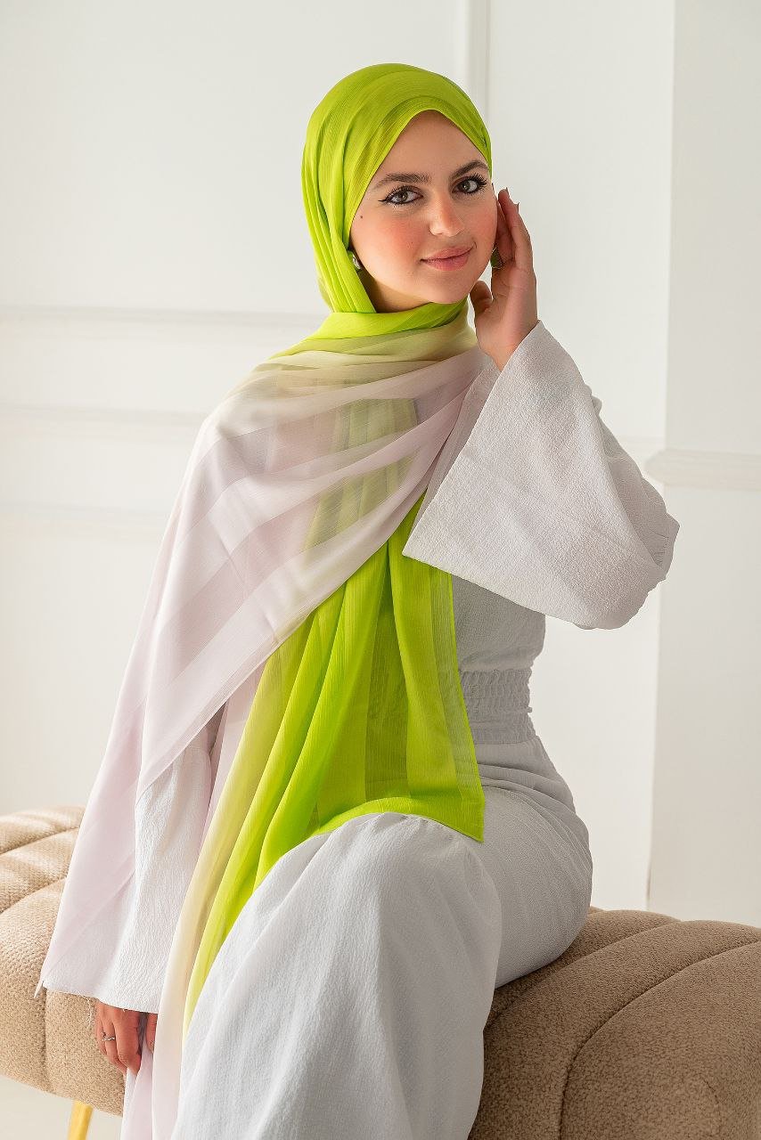 Ahlam Scarf - Degrade Dubita * Satin - Image 2