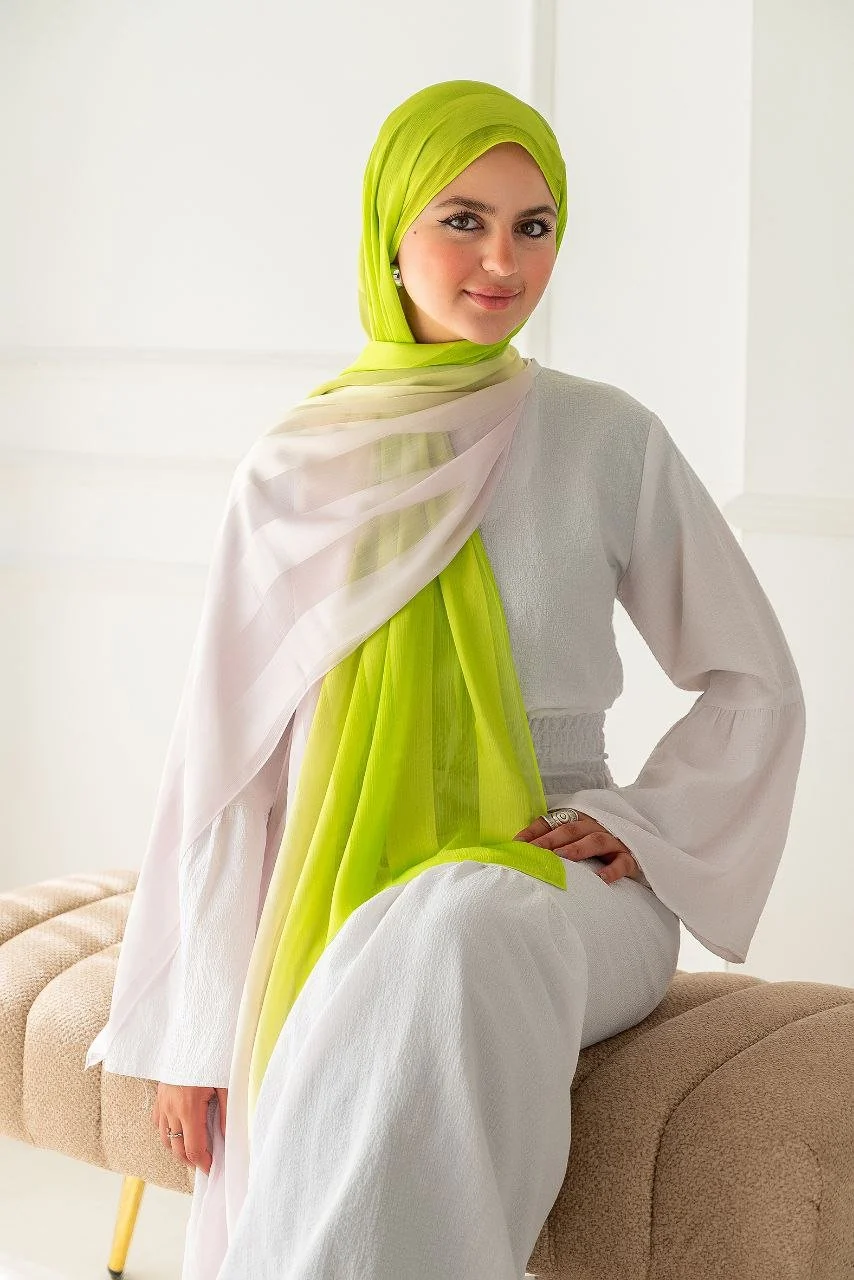 Ahlam Scarf - Degrade Dubita * Satin - Image 3