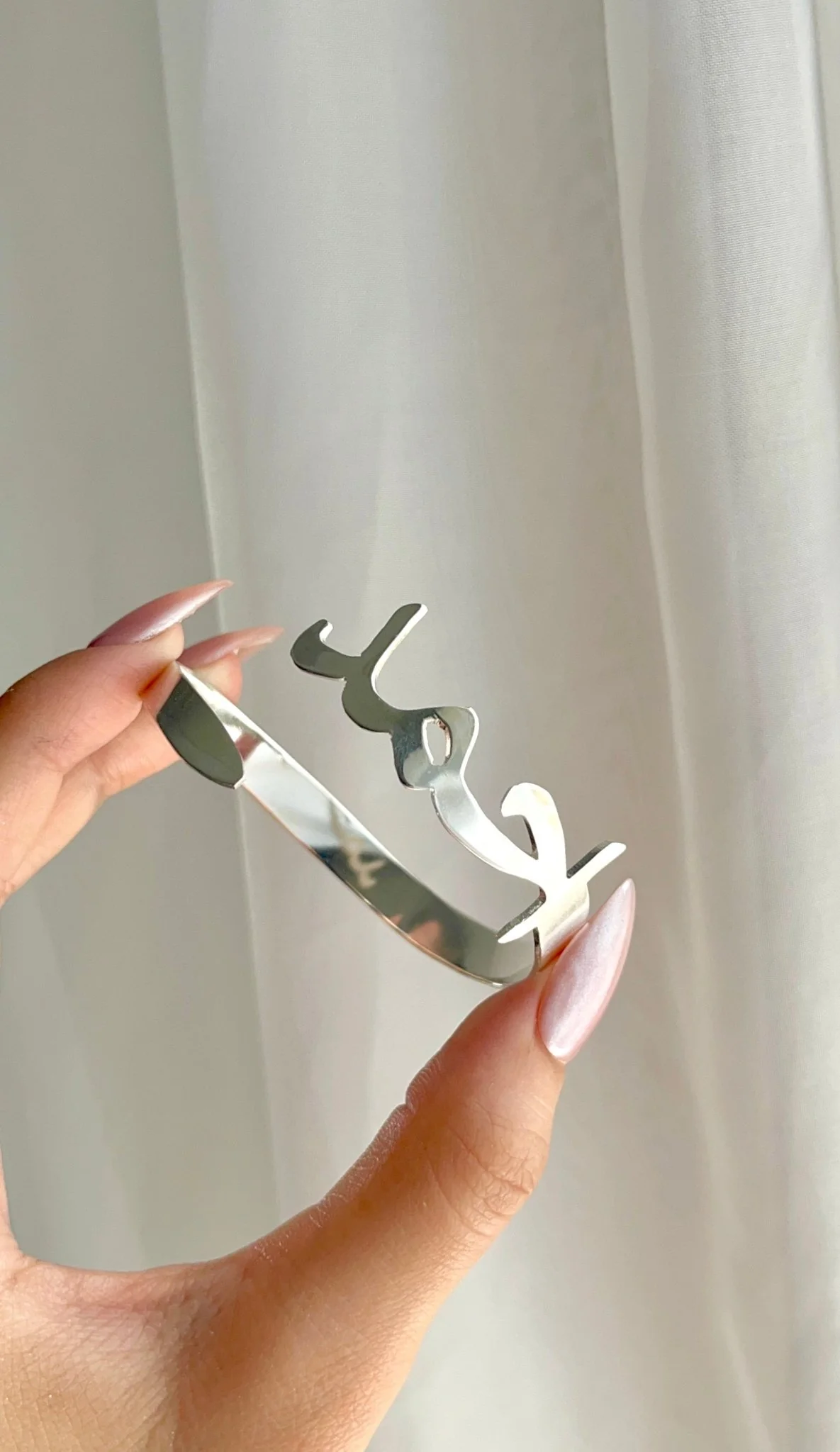 Ahmed Customized Bracelet - Silver Plated - Image 4