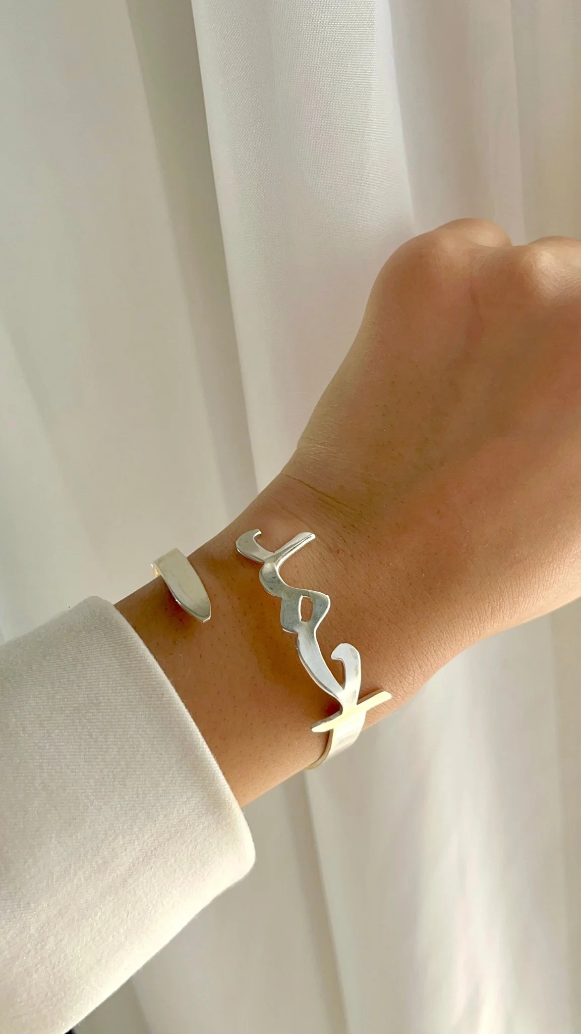 Ahmed Customized Bracelet - Silver Plated - Image 5