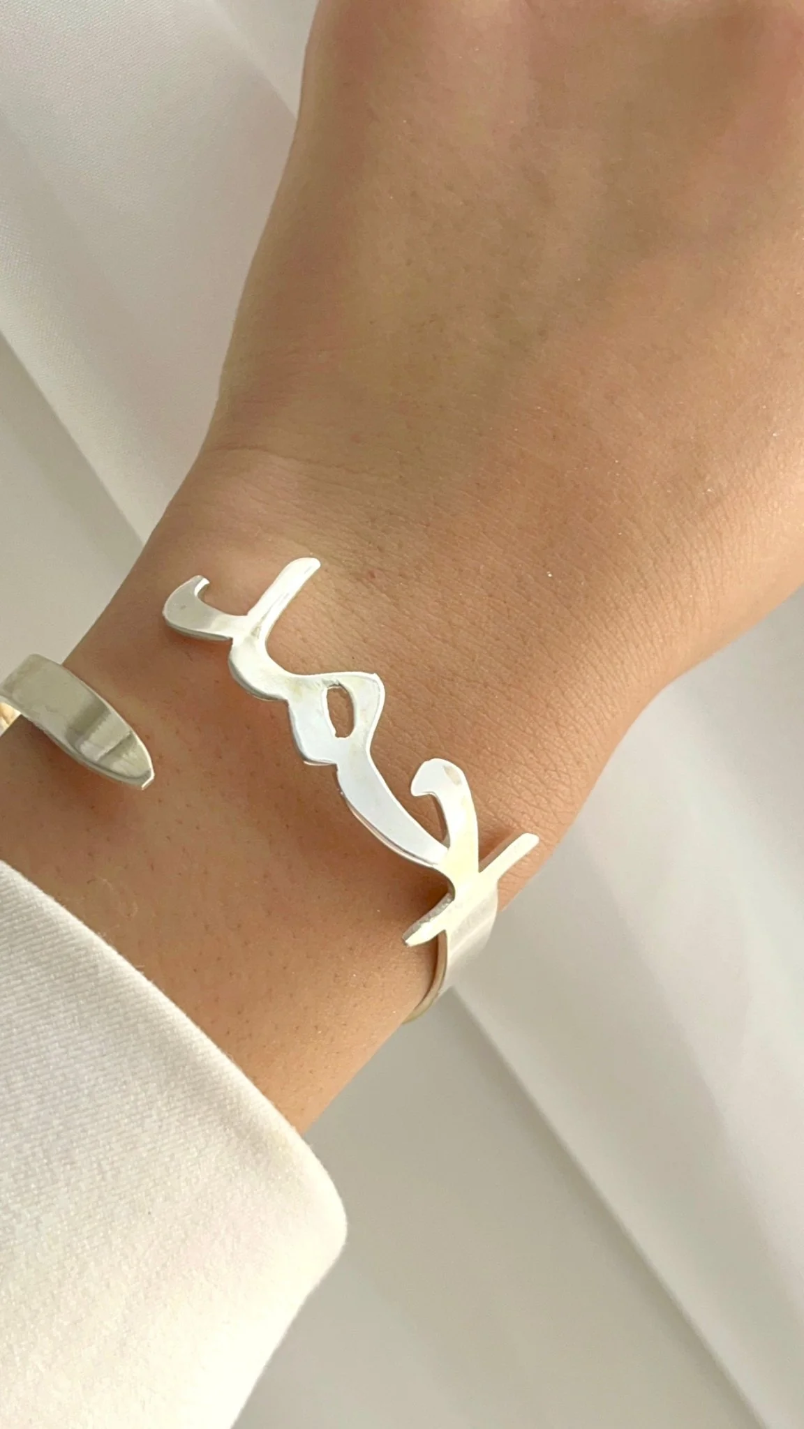 Ahmed Customized Bracelet - Silver Plated - Image 6