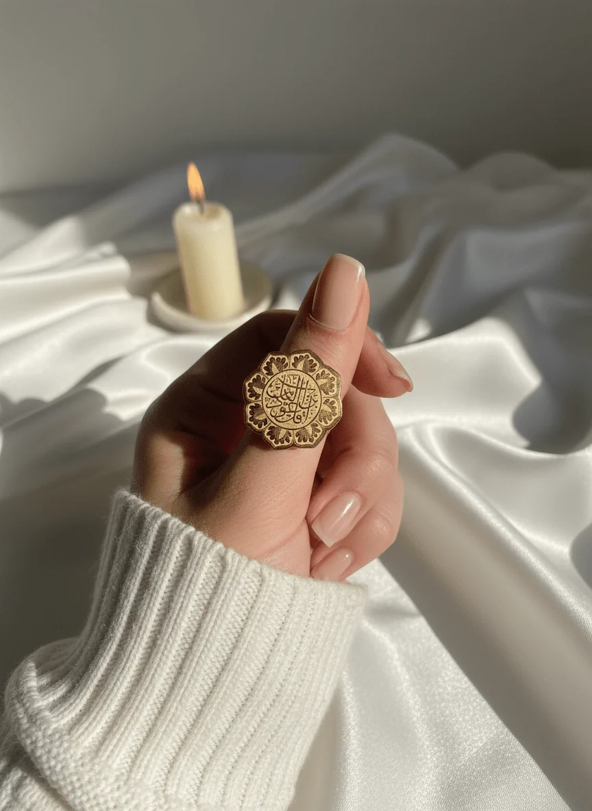 "Al Nas" Ring - Gold Plated - Image 2