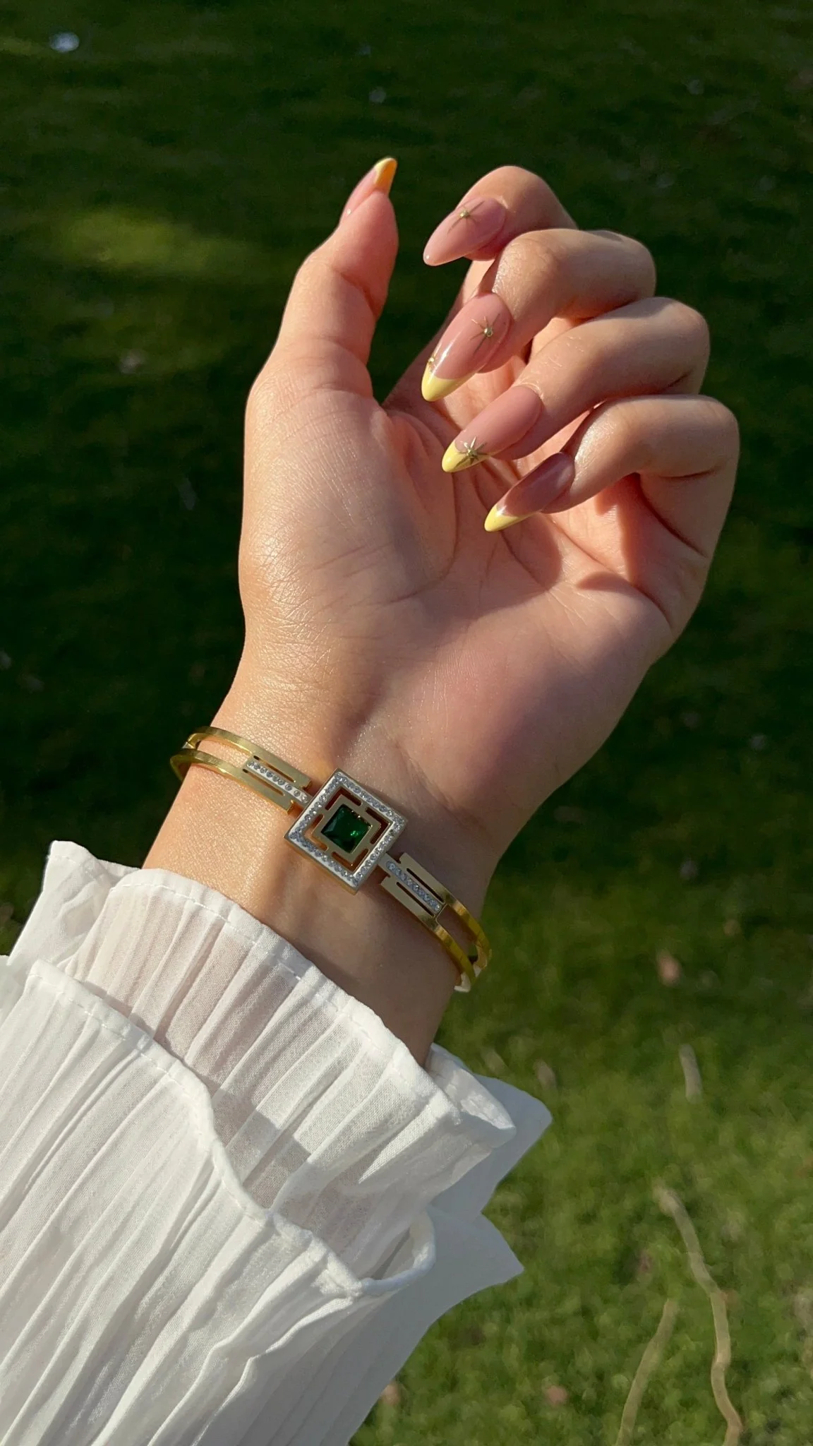 Alaa Simple Bangle - Stainless Steel