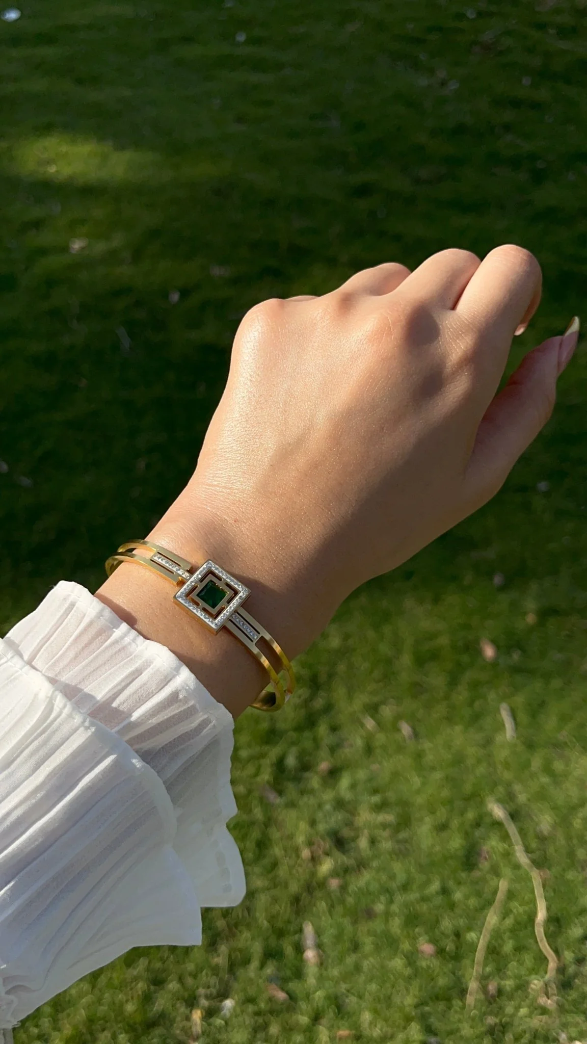 Alaa Simple Bangle - Stainless Steel - Image 3