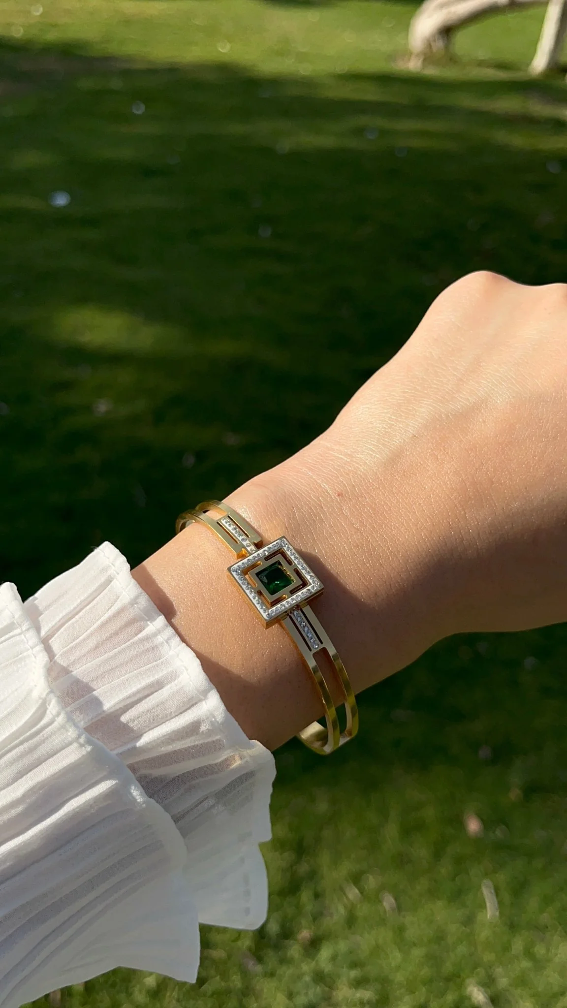 Alaa Simple Bangle - Stainless Steel - Image 4