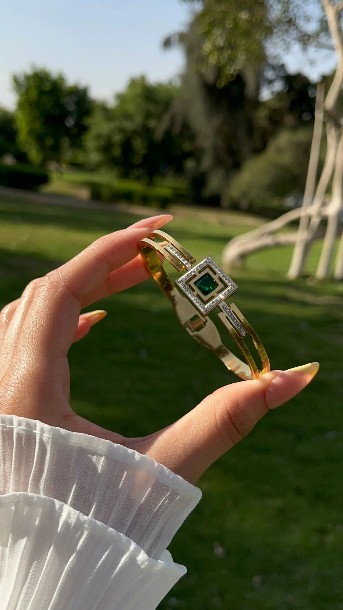 Alaa Simple Bangle - Stainless Steel - Image 5