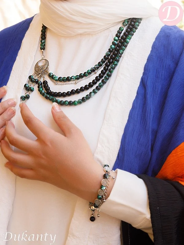 Alabaster Necklace - Onyx - Image 3