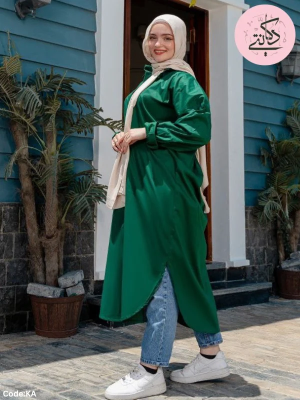 Alara Long Shirt - Poplin - Image 3
