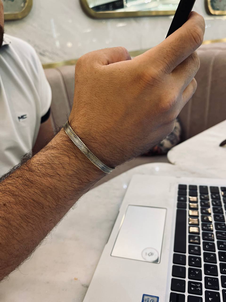 Ali Simple Bracelet - Pure Copper - Image 3