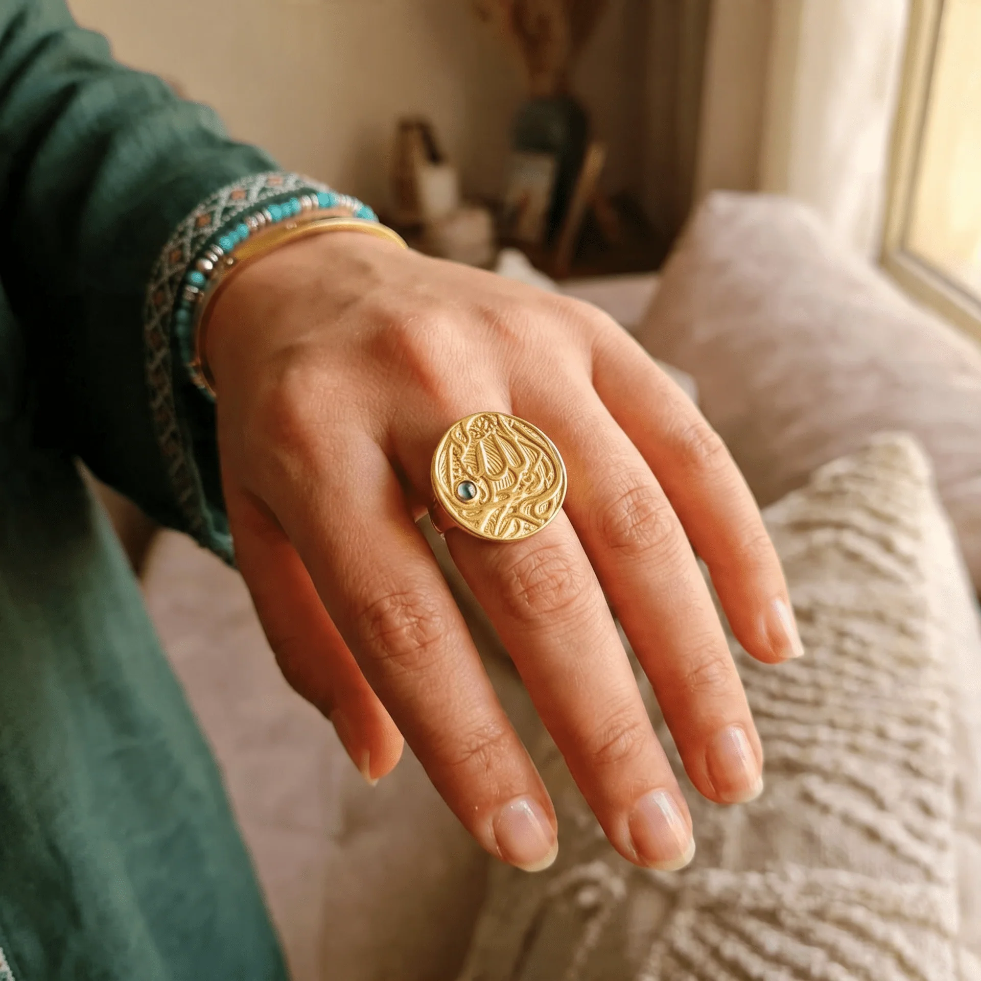 Allah Ring - Gold Plated