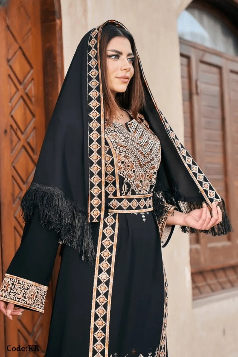 Amabile Reception Abaya - Crepe - Image 6