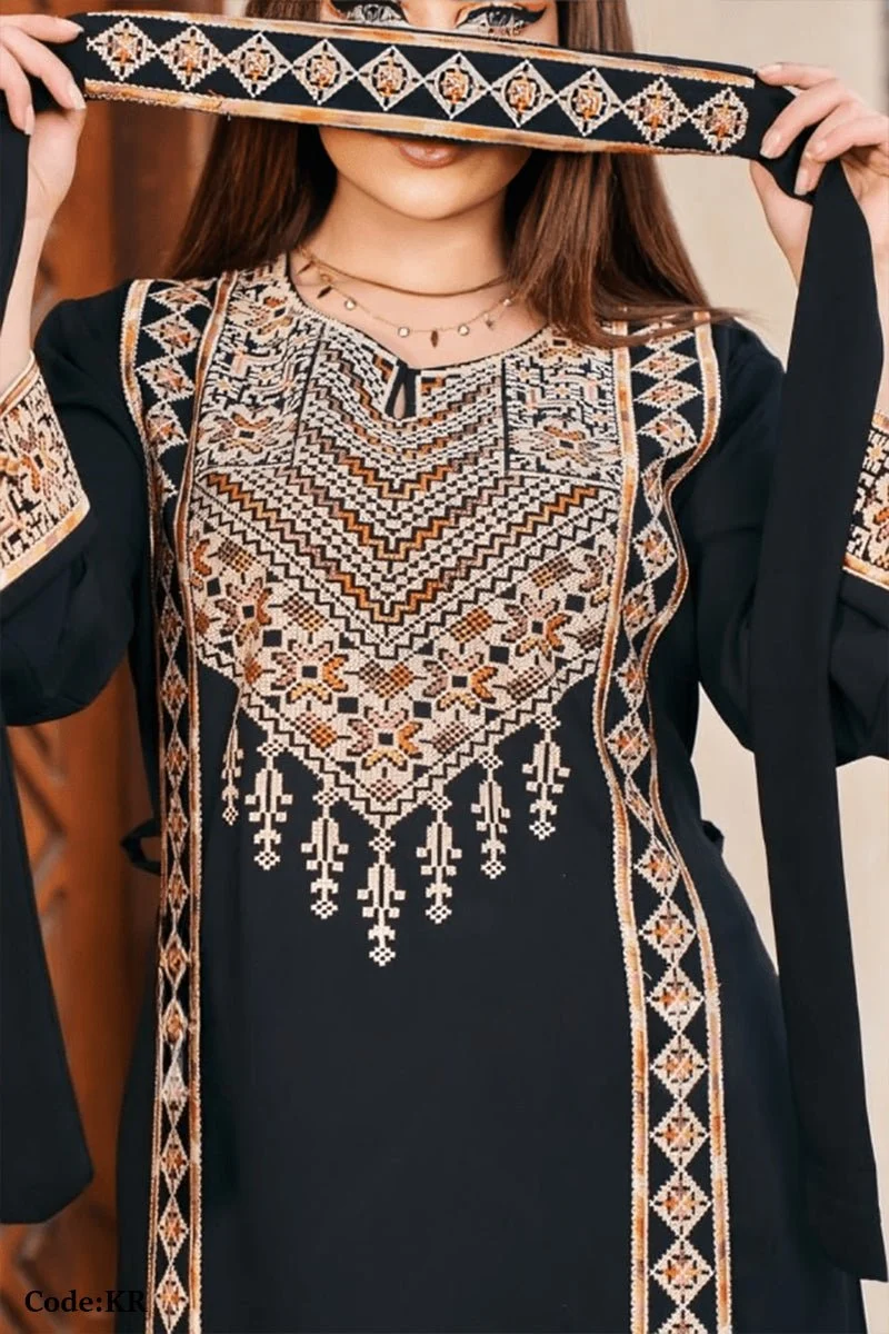 Amabile Reception Abaya - Crepe - Image 8