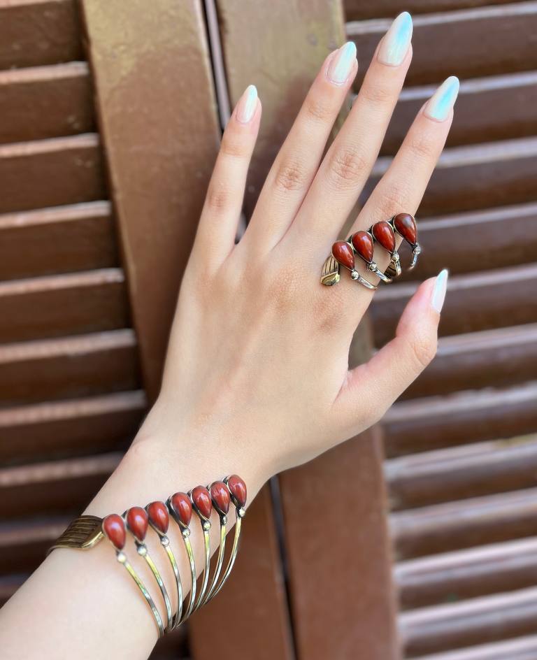 Amar Set - Copper and Agate - Image 12