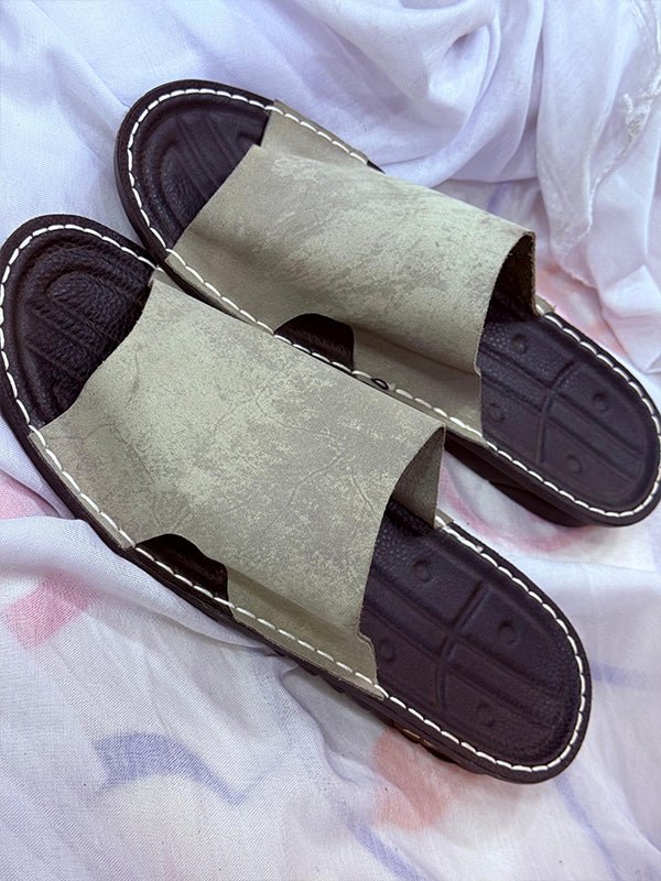 Amin Slippers - Genuine Leather - Image 4