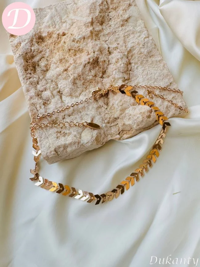 Amira Anklet - Chinese Gold - Image 2