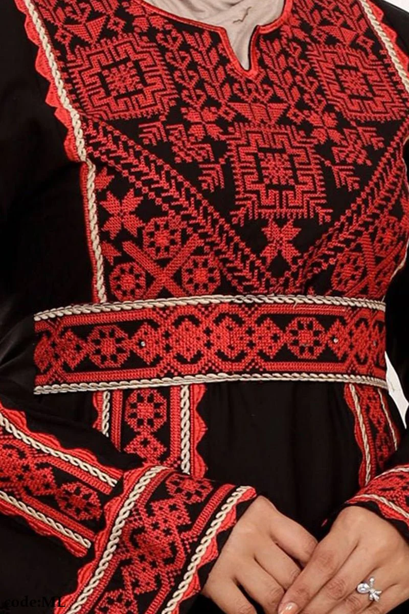 Amna Abaya - Crepe - Image 4