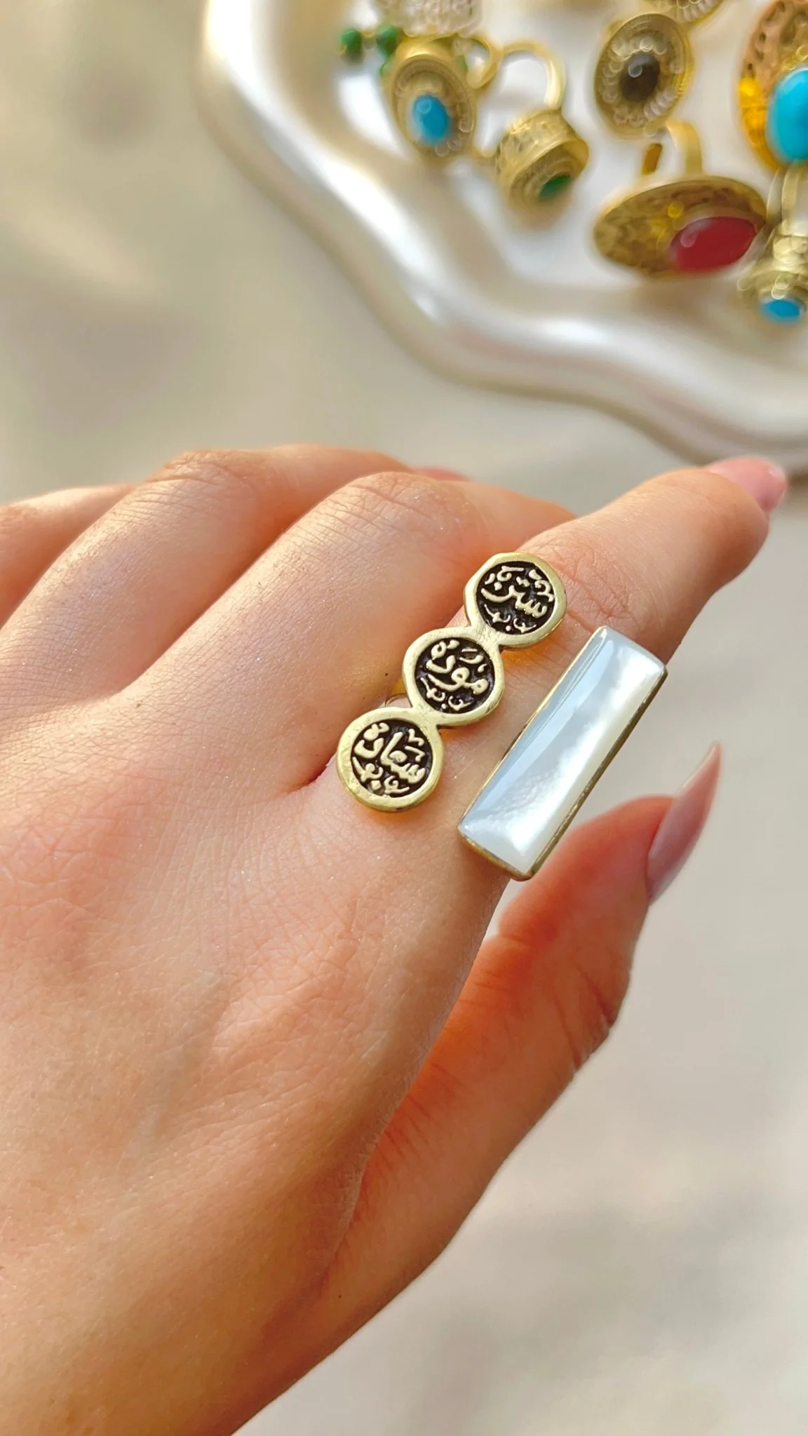 Amna Ring - Pure Copper - Image 4