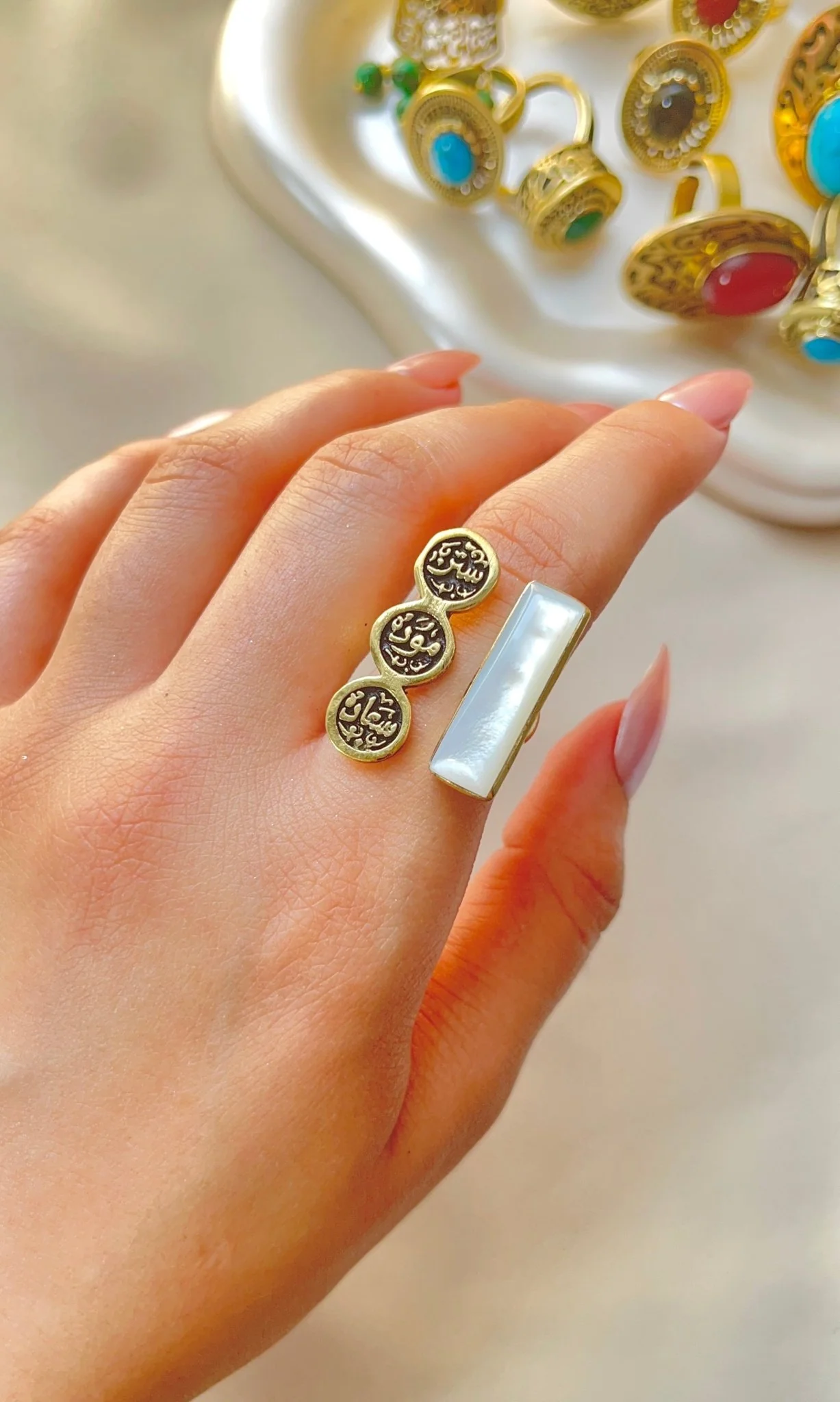 Amna Ring - Pure Copper - Image 5