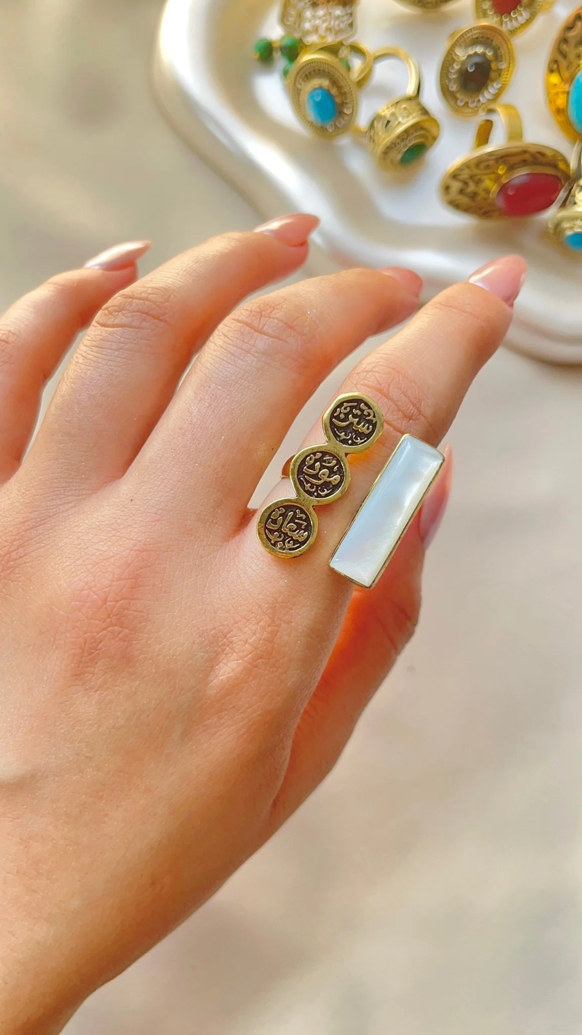 Amna Ring - Pure Copper - Image 6