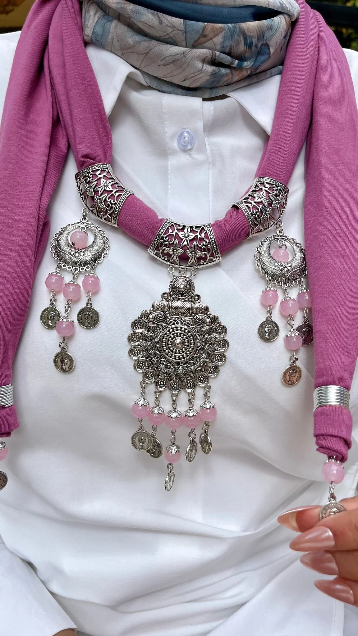 Anoud Necklace Scarf - Cotton