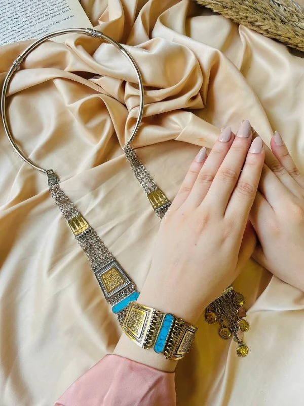 Arabian authentic Set - Silver Plated And Gold Plated - Image 3