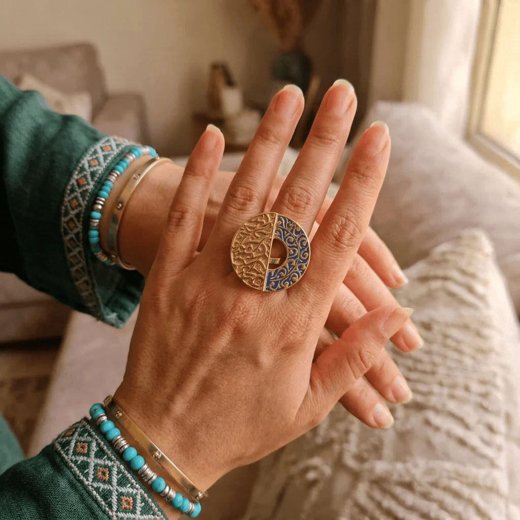 Artful Ring -  Gold Plated - Image 3