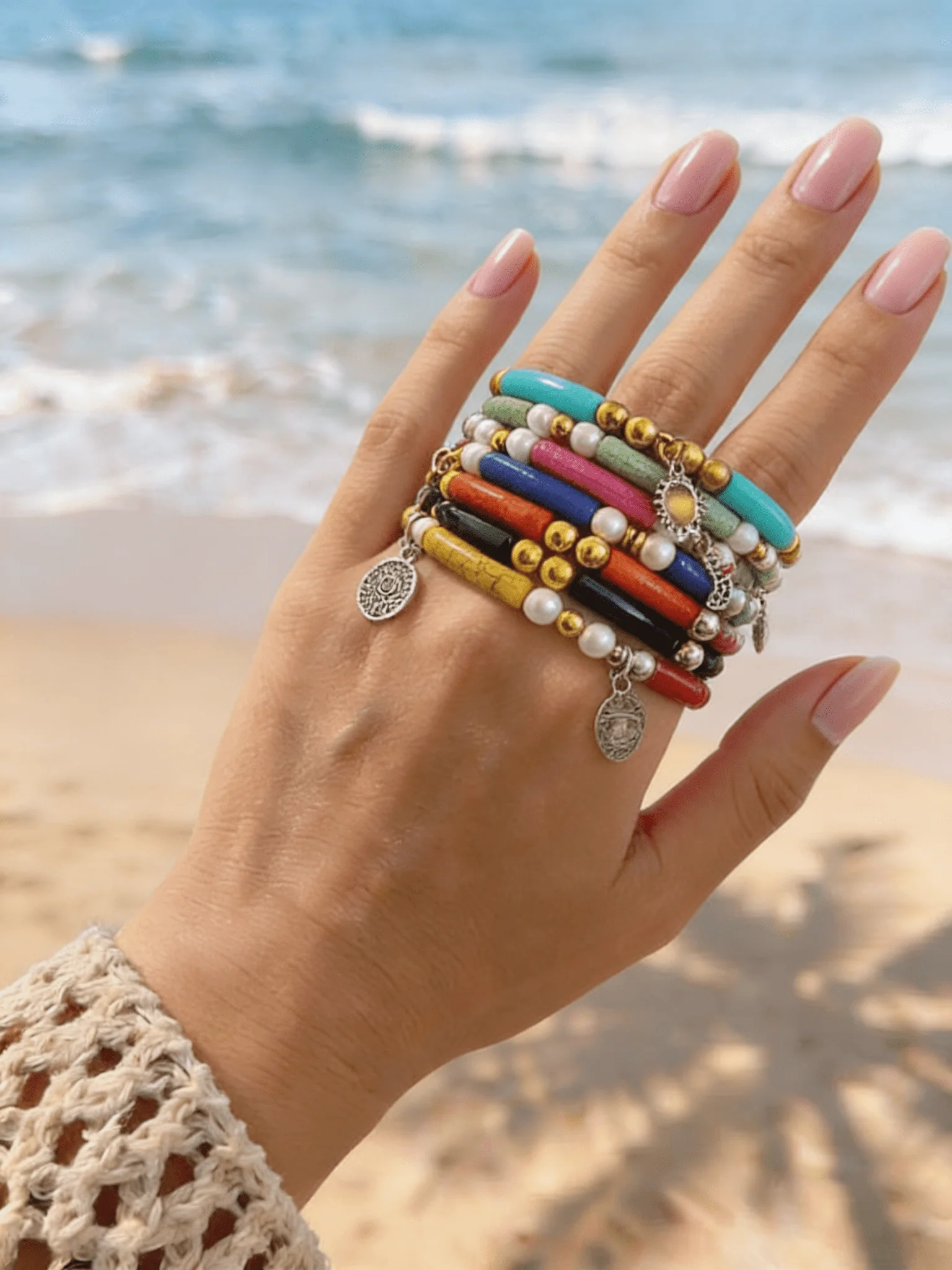 Aryam Bracelets Set - Acrylic - Image 3
