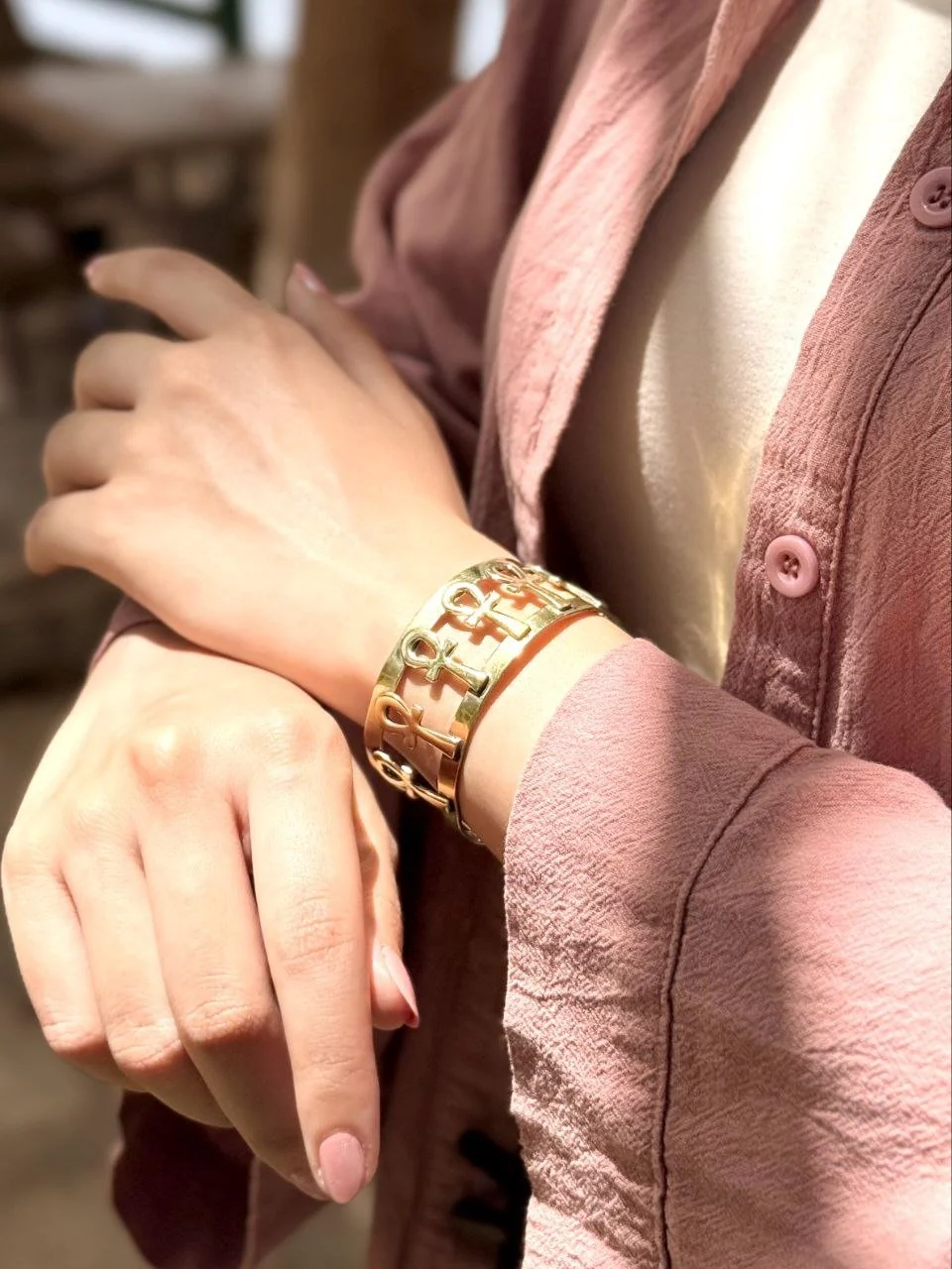 Ashwaq Bangle - Pure Copper - Image 6