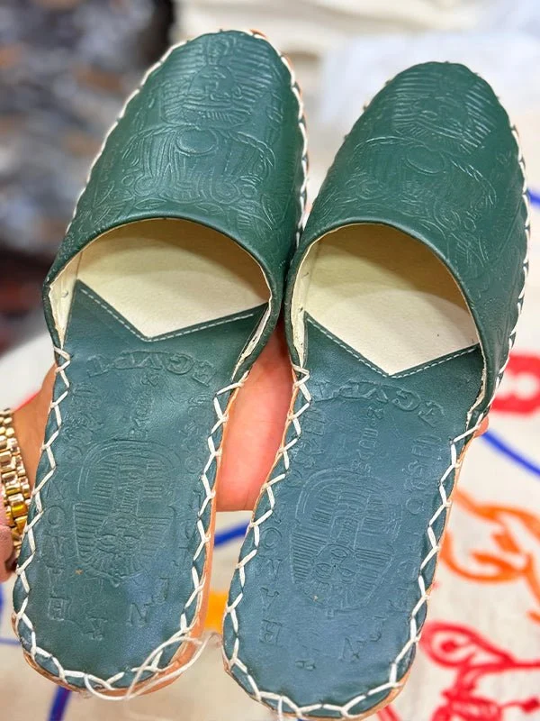 Arwa Slippers - Genuine Leather - Image 2
