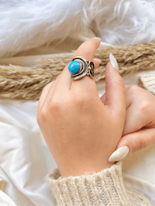 Qamar Agate Ring - Pure Copper - Image 10