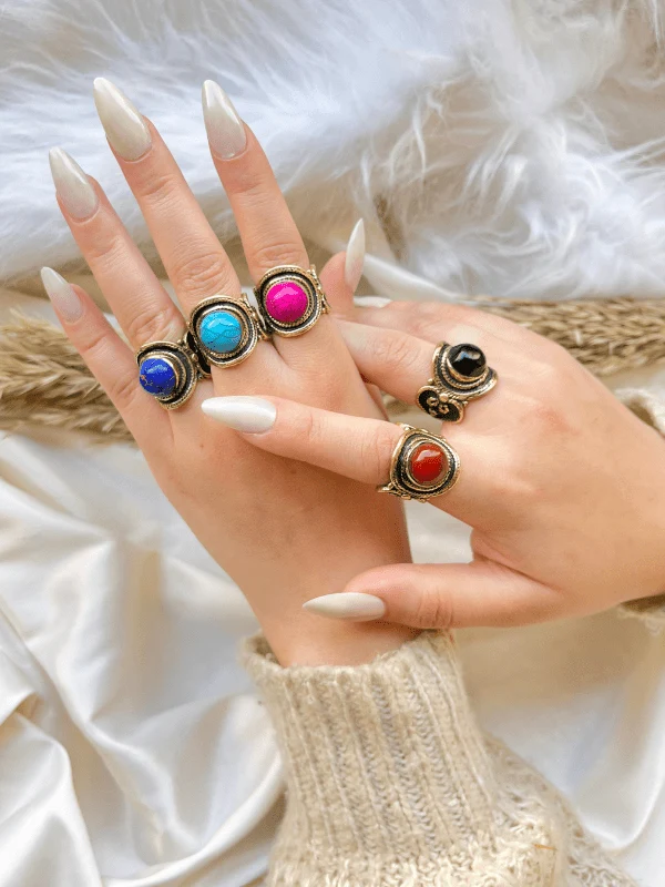 Qamar Agate Ring - Pure Copper - Image 13
