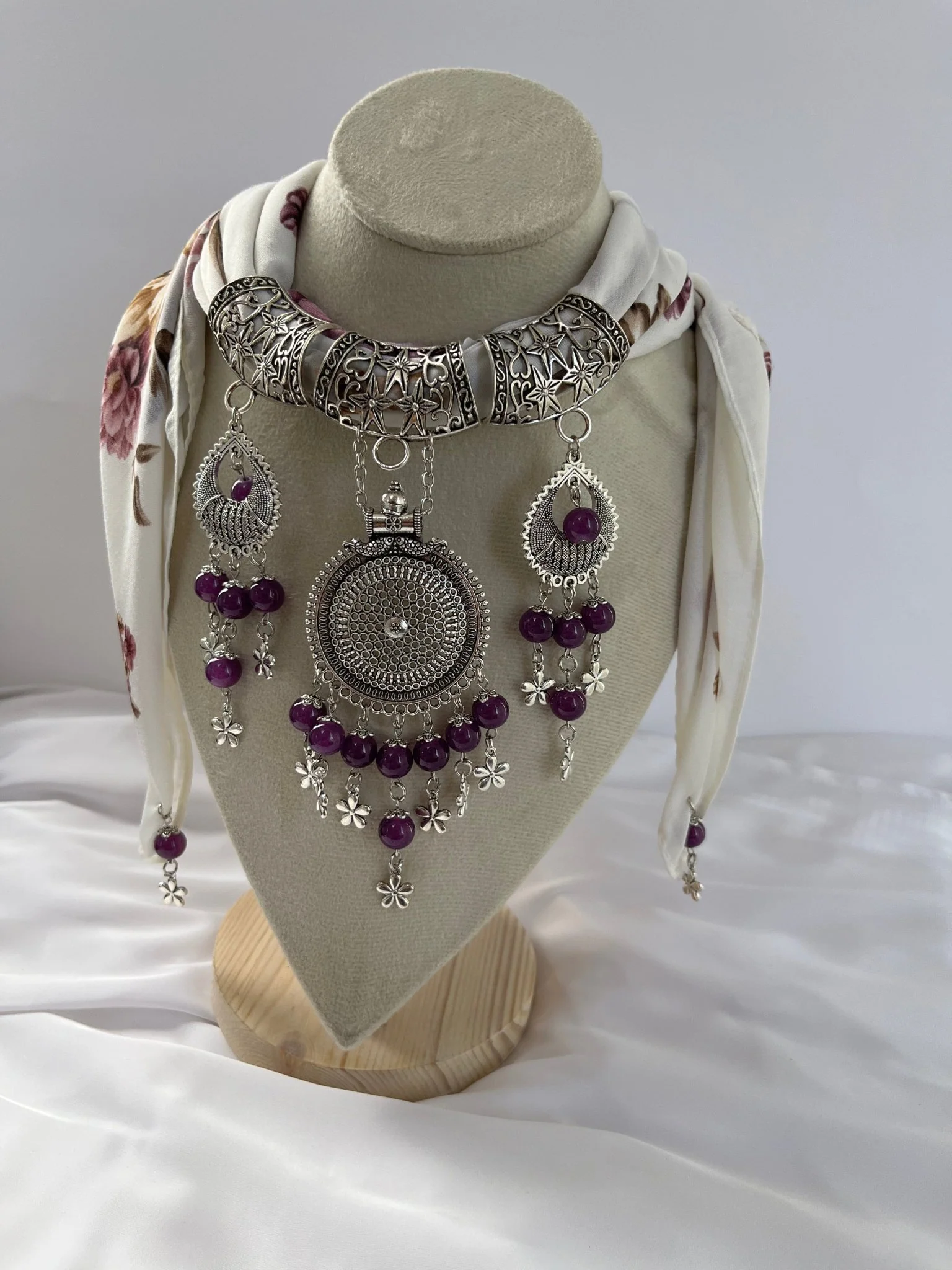 Bahar Necklace Scarf - Cotton - Image 7