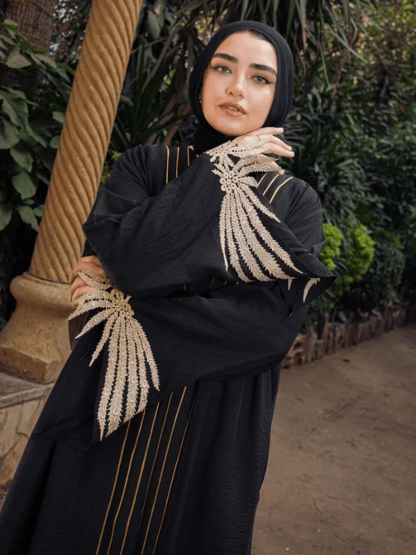 Bayan Elegant Cardigan - Linen - Image 2