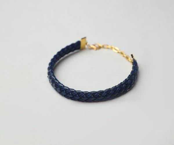 Blue Eye Set - Leather and Agate - Image 3