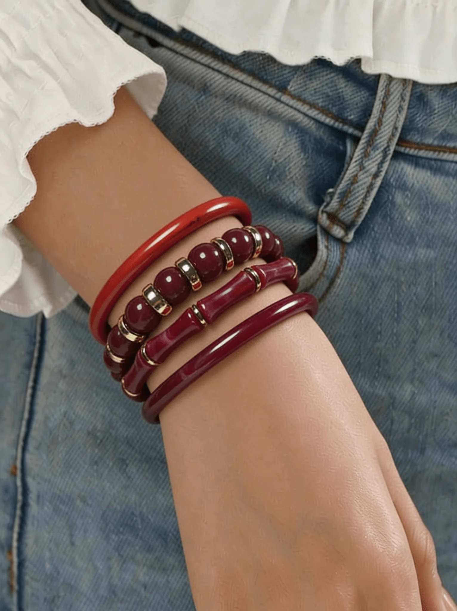Boho Tide Bangle Set - Image 4
