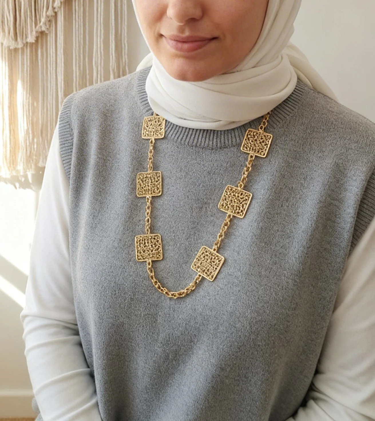 Box Chain Necklace - Pure Copper - Image 6