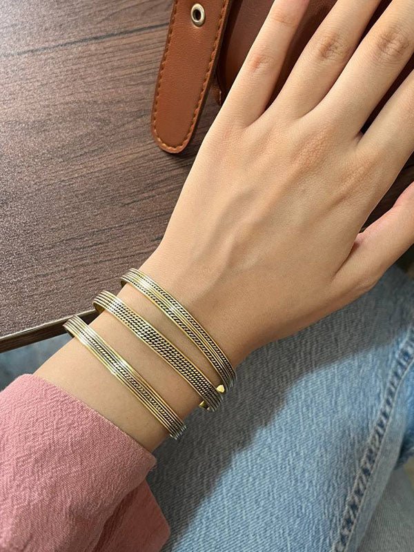 Brianna Bangle Set - Pure Copper - Image 4