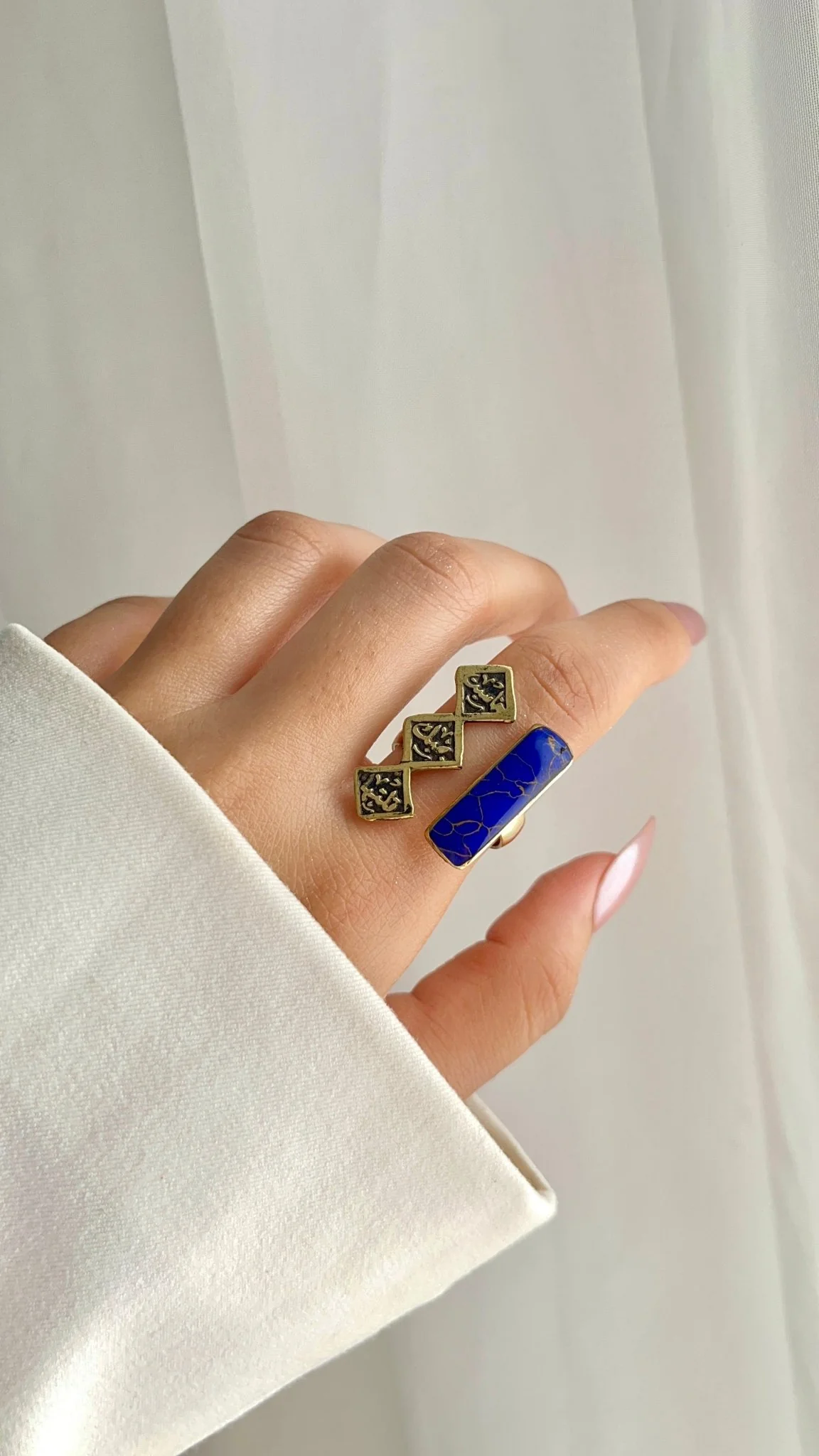 Bushra Ring - Pure Copper - Image 3