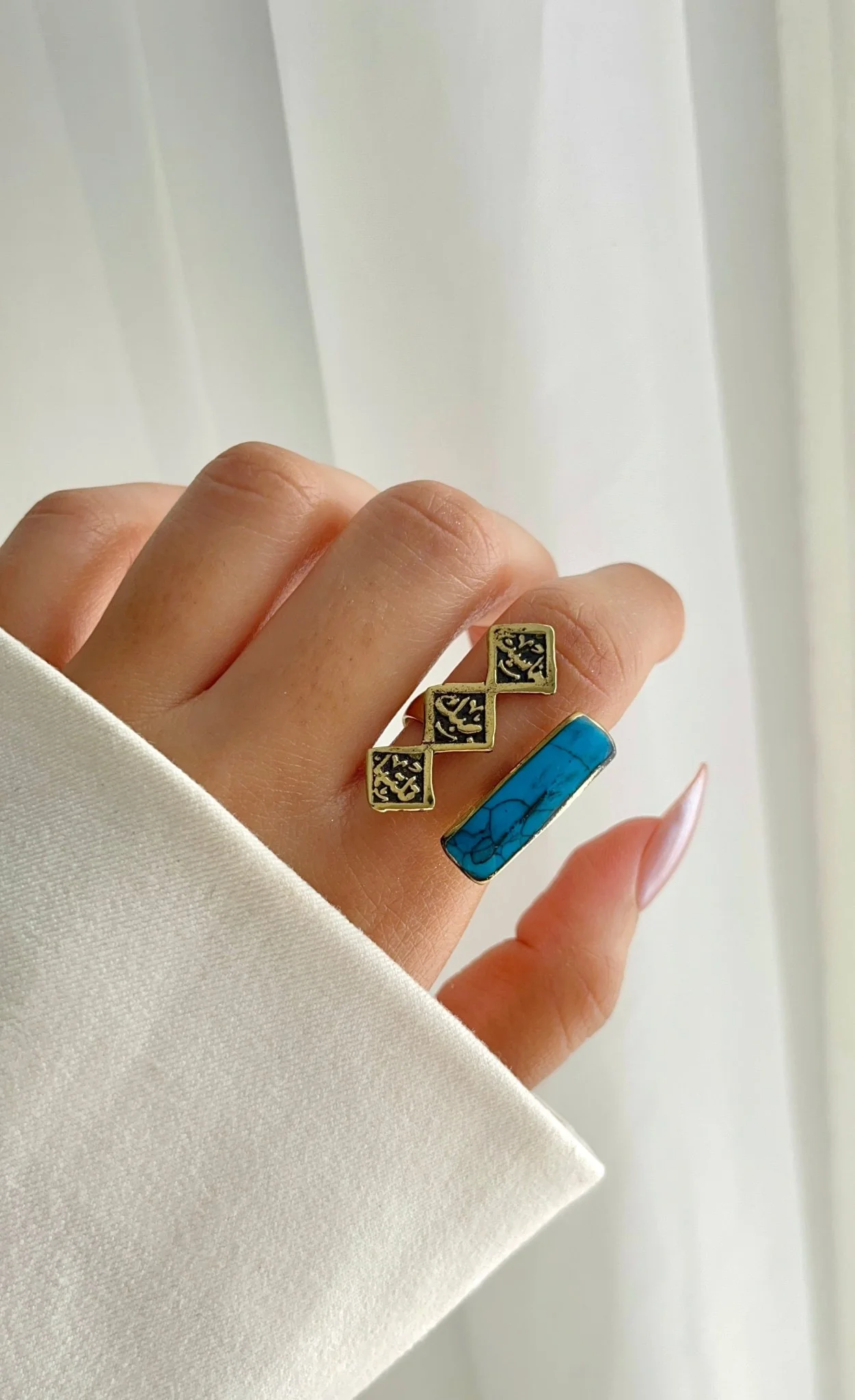 Bushra Ring - Pure Copper - Image 5