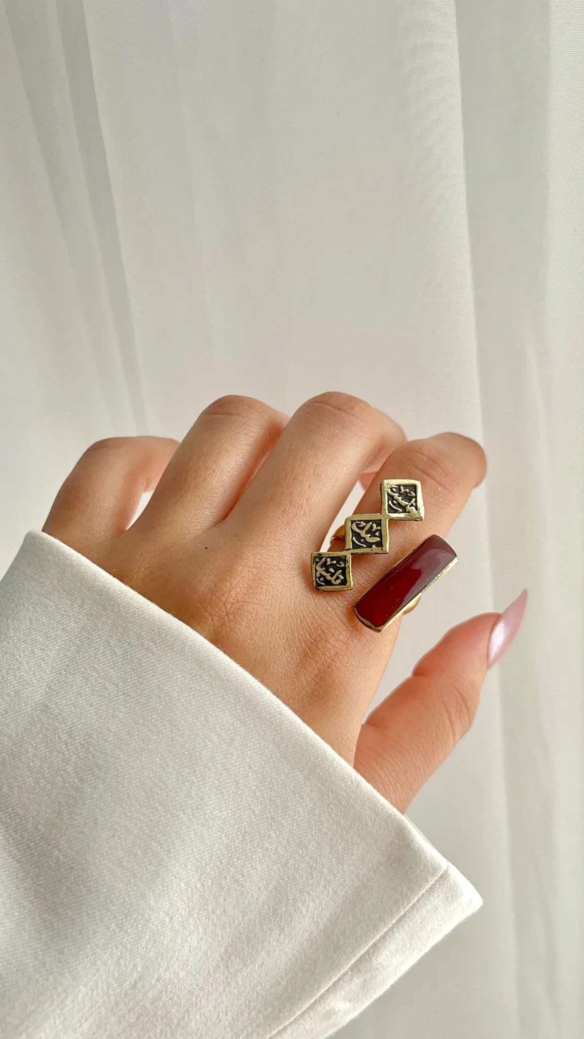 Bushra Ring - Pure Copper - Image 8