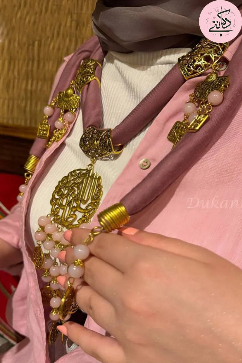 Purple Necklace Scarf - Image 3