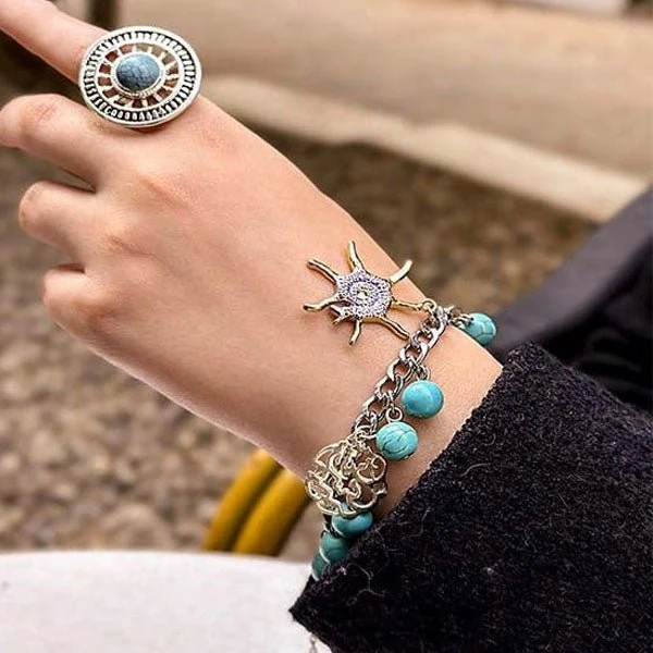 Charming Snail Set - Silver Plated