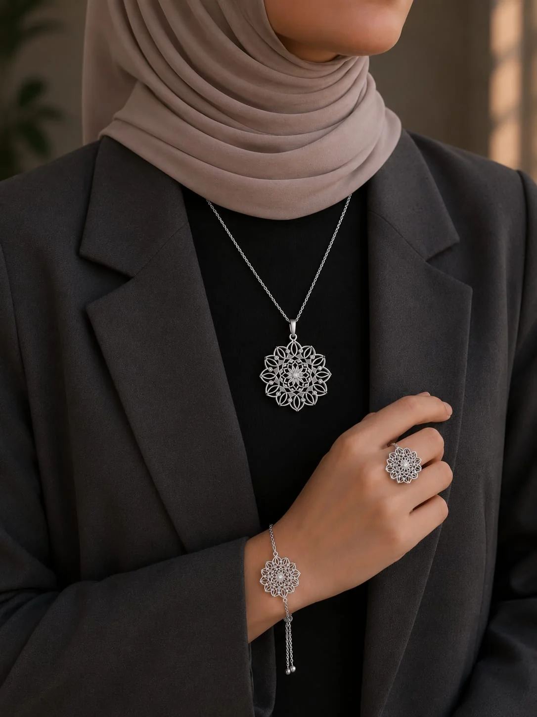 Chic Harmony Set - Silver & Gold Plated